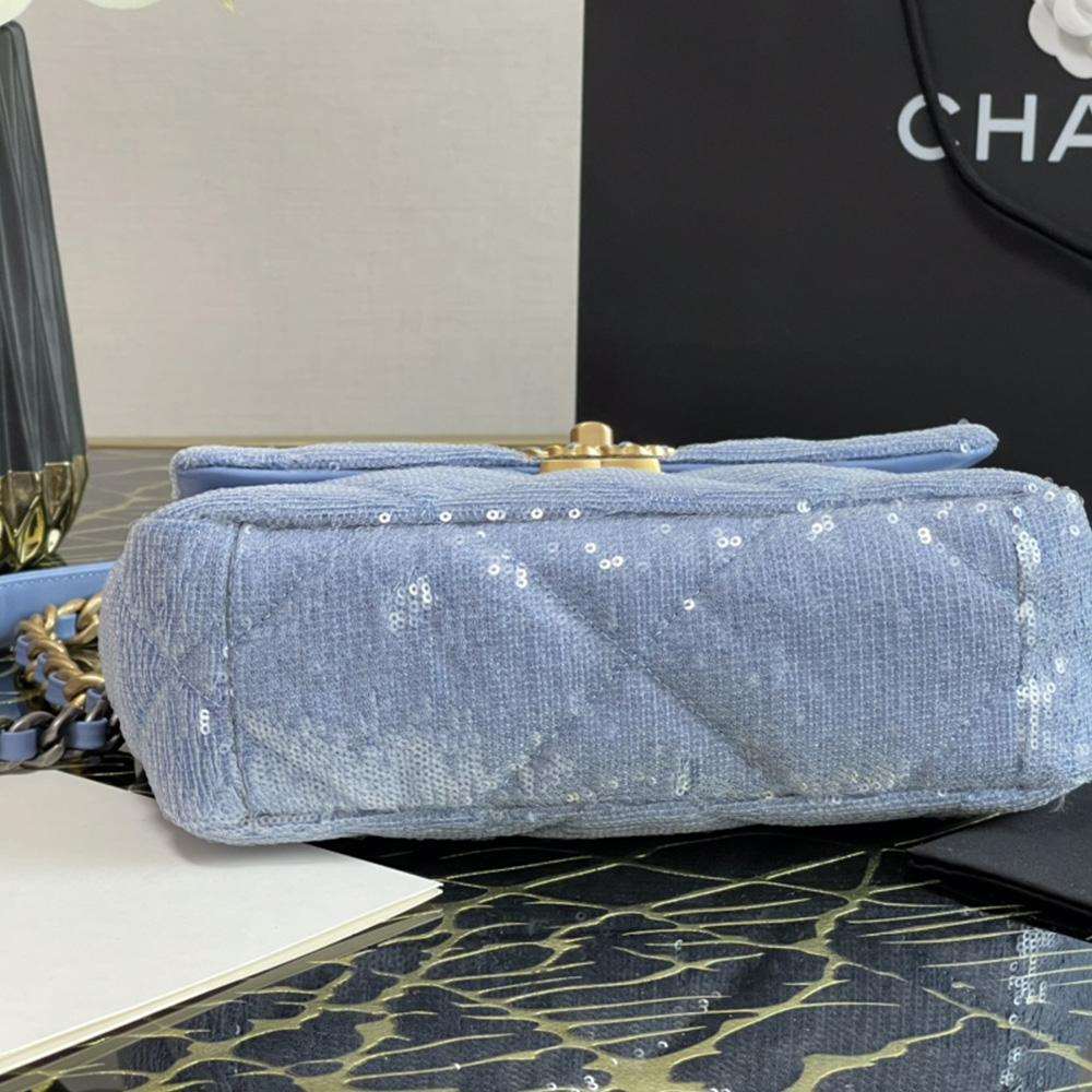 Chanel 19 sequin Flap Bag - Image 7