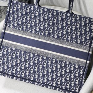 Dior Book Tote Blue - Image 7