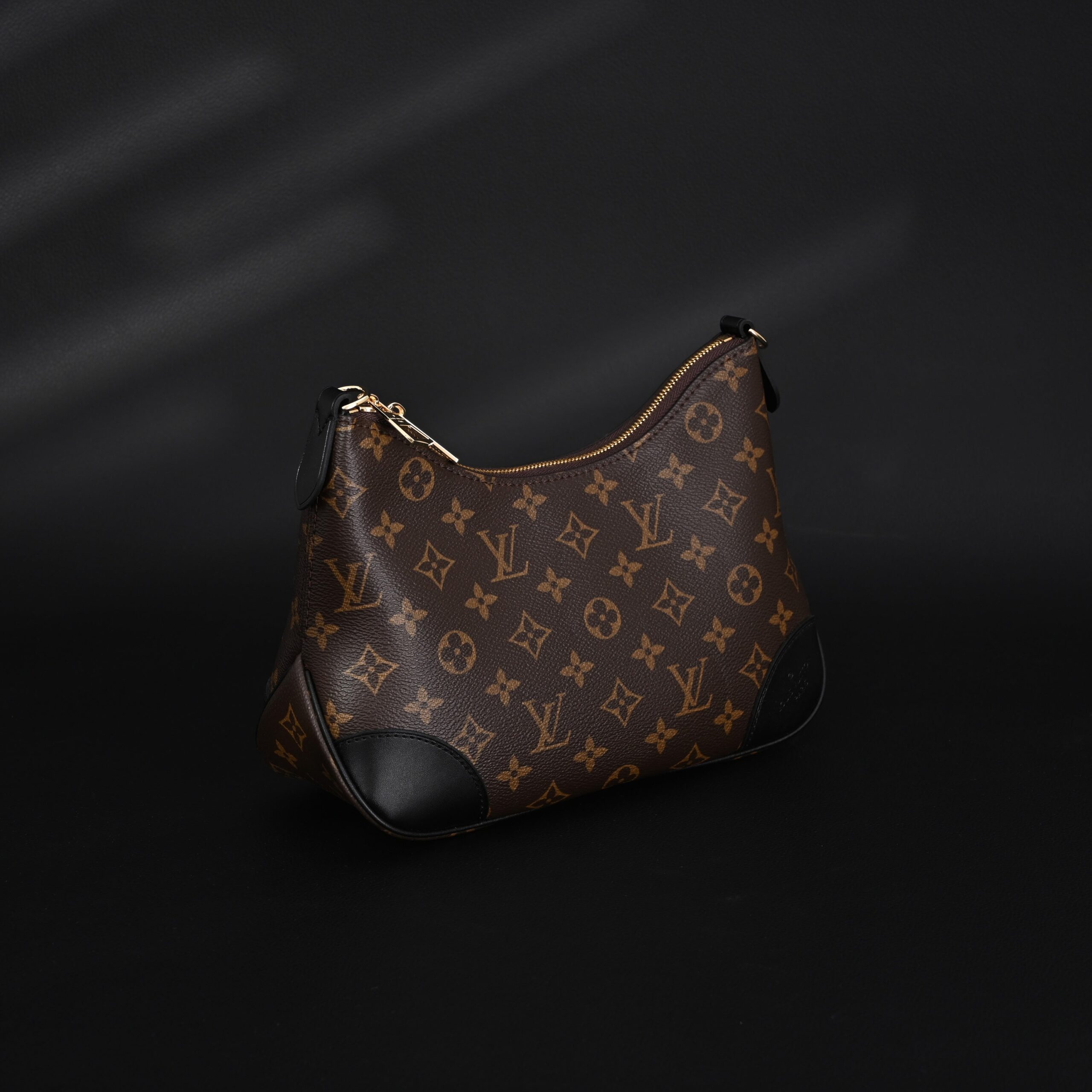 Louis Vuitton Boulogne Monogram Canvas Shoulder Bag – Classic Brown (M45831) - Image 11