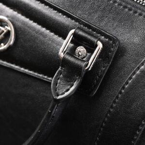 Louis Vuitton Nano Biker Bag in Black Lambskin Leather – Top Handle & Shoulder Carry (M14623) - Image 9