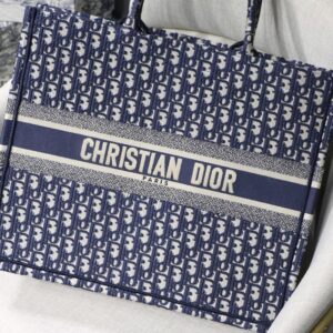 Dior Book Tote Blue - Image 8