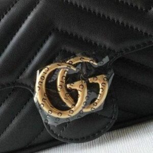 Gucci GG Marmont matelassé leather super mini bag - Image 6