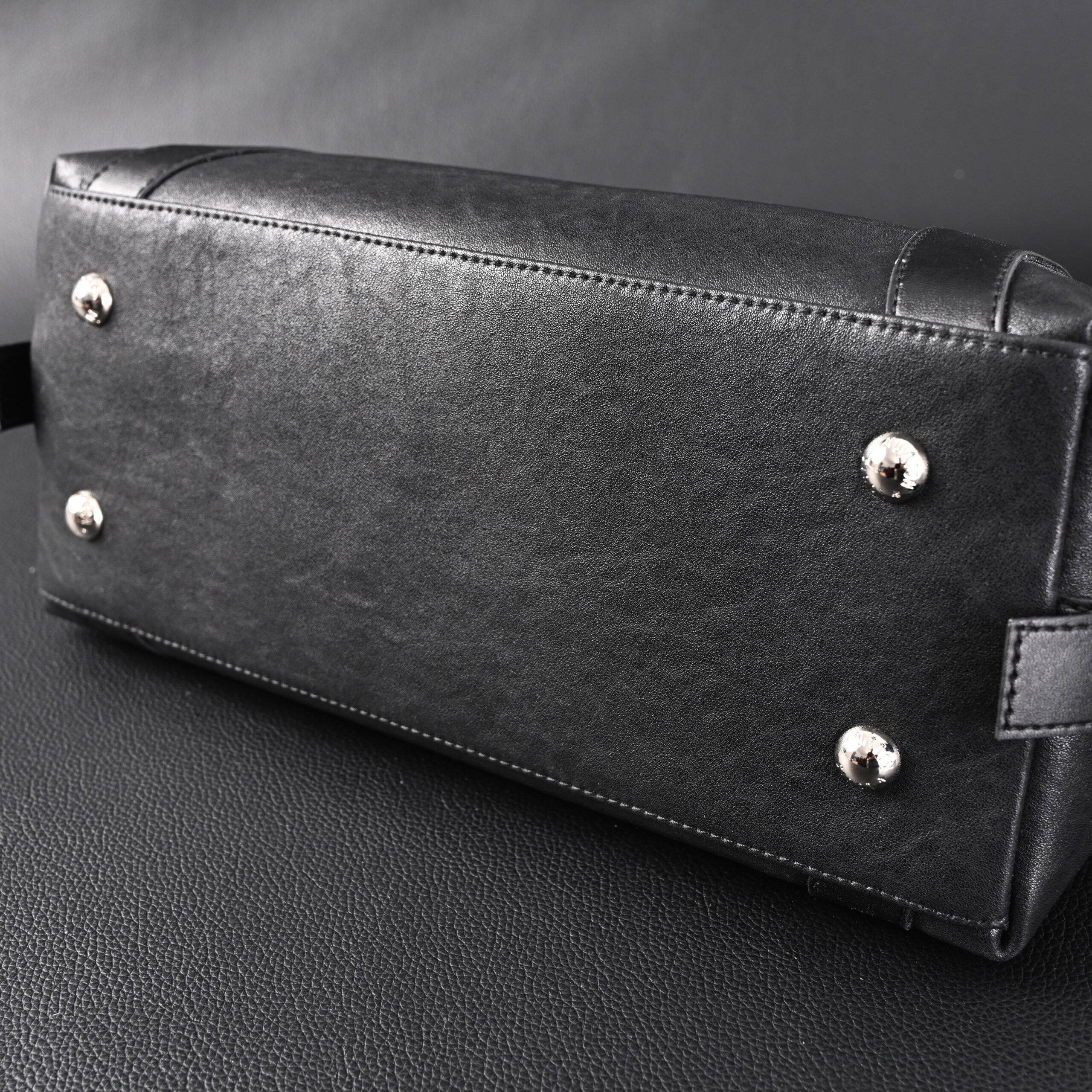 Louis Vuitton Nano Biker Bag in Black Lambskin Leather – Top Handle & Shoulder Carry (M14623) - Image 10