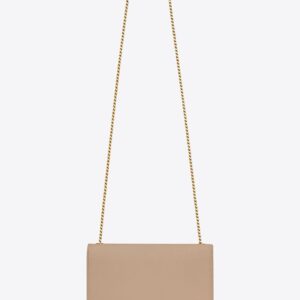 YSL Kate Medium Chain Bag In Grain De Poudre Embossed Leather - Image 4