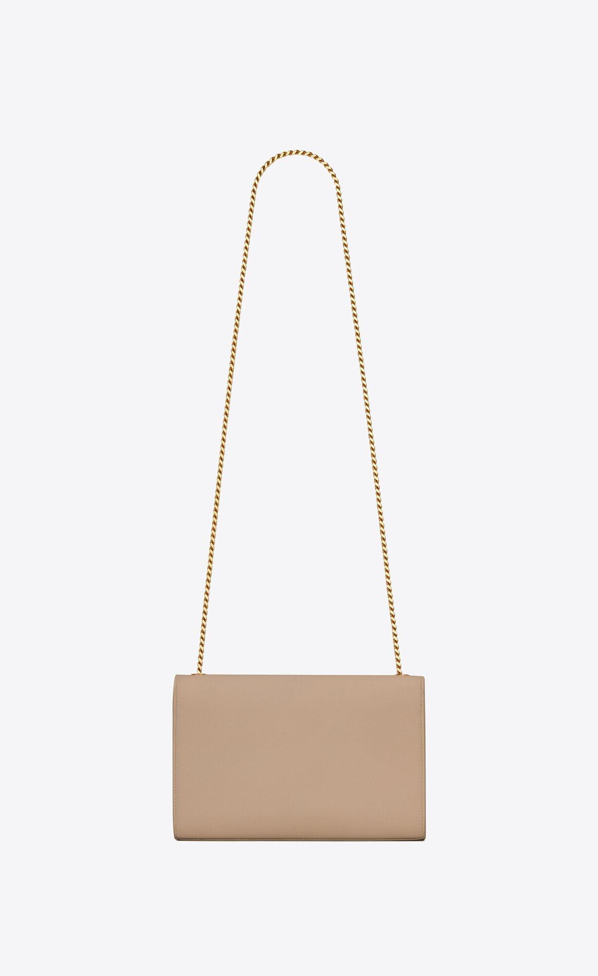 YSL Kate Medium Chain Bag In Grain De Poudre Embossed Leather - Image 4