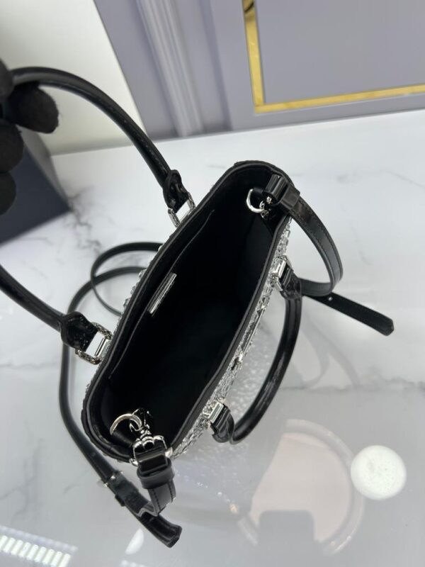 Prada Satin Tote Bag with Crystals