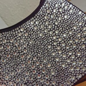 Prada Cleo Satin Bag with Crystals - Image 5