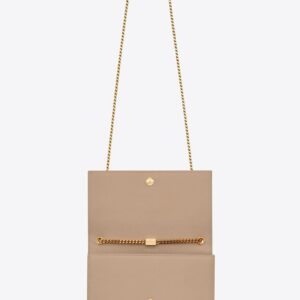 YSL Kate Medium Chain Bag In Grain De Poudre Embossed Leather - Image 3