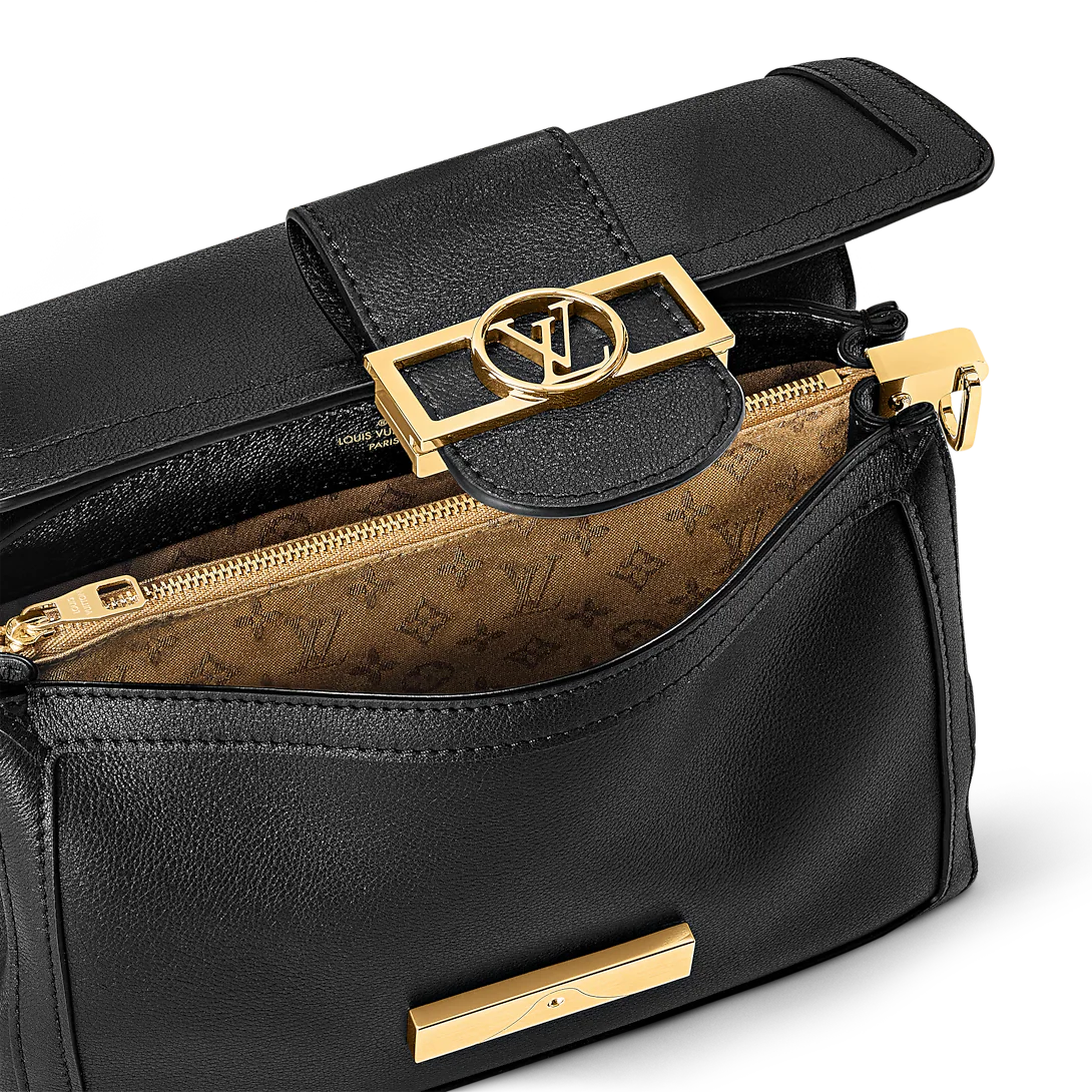 Louis vuitton Dauphine Soft MM Black - Image 4