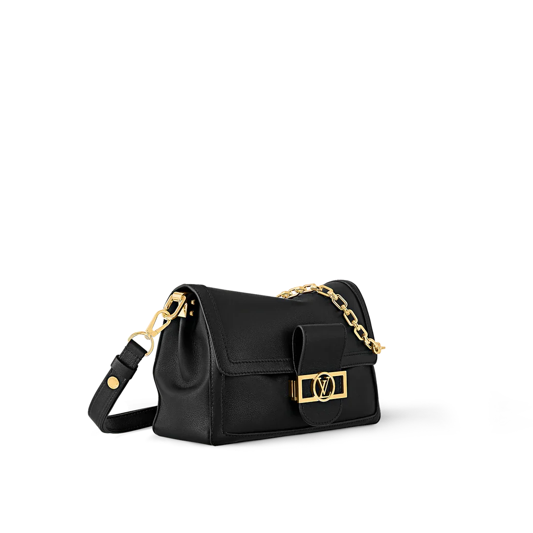 Louis vuitton Dauphine Soft MM Black - Image 6