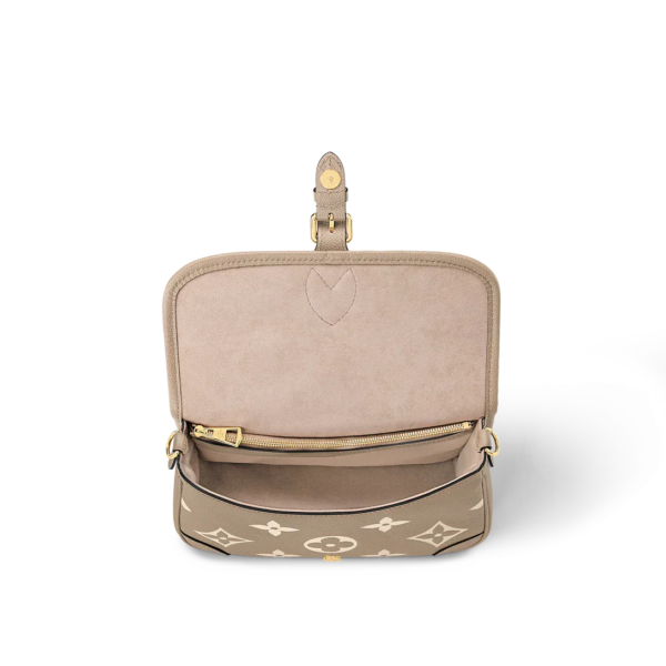 Louis Vuitton Diane Monogram Empreinte Tourterelle Beige cream