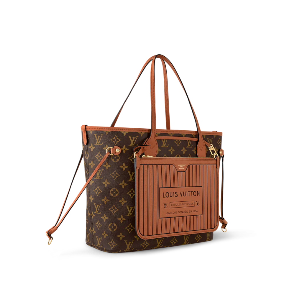 Neverfull Inside Out MM Cognac