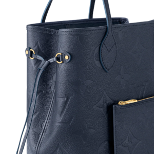 Louis Vuitton Neverfull MM Navy Blue - Image 4