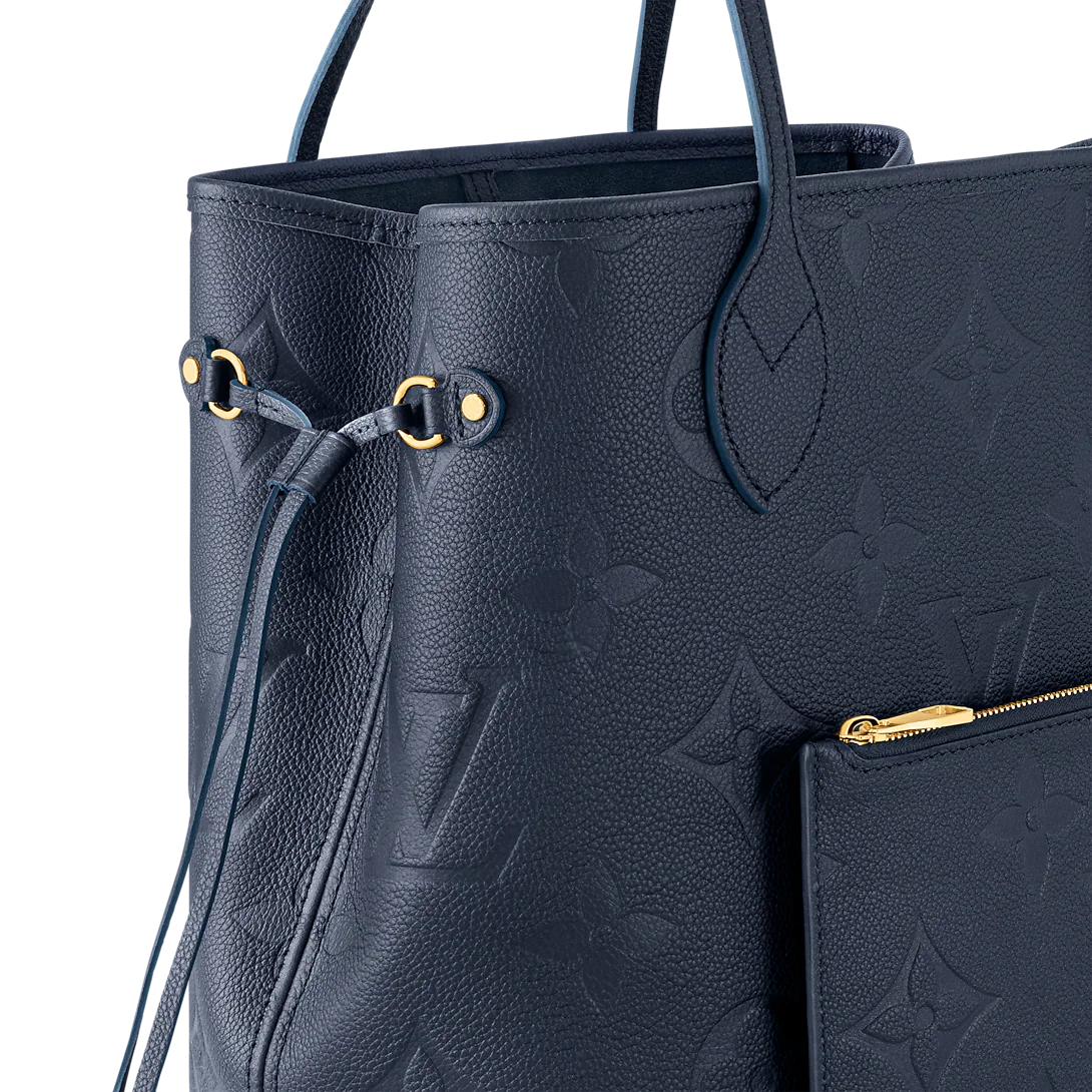 Louis Vuitton Neverfull MM Navy Blue - Image 4