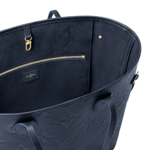 Louis Vuitton Neverfull MM Navy Blue - Image 6