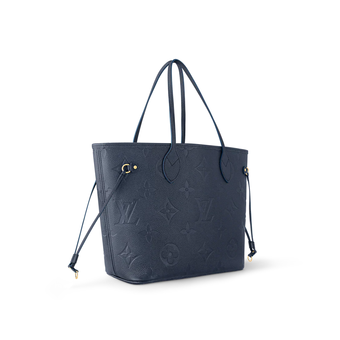 Louis Vuitton Neverfull MM Navy Blue - Image 8